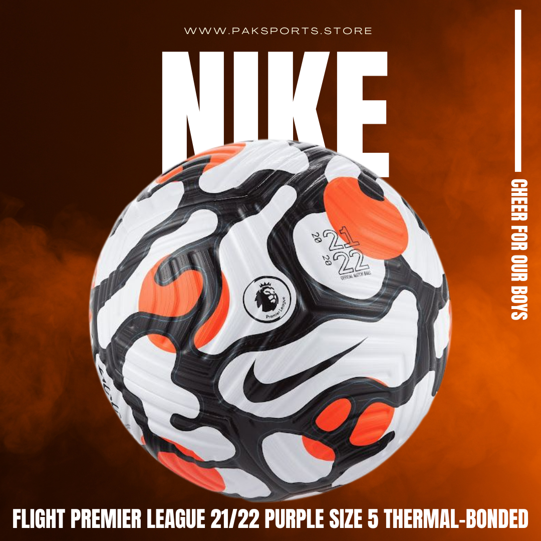 Nike Football with Aerowsculpt Technology - Orange/Blue/Black Design