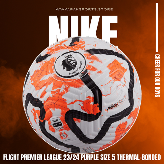 Nike Flight Premier League Official Match Ball 2023-2024 (White/Orange)