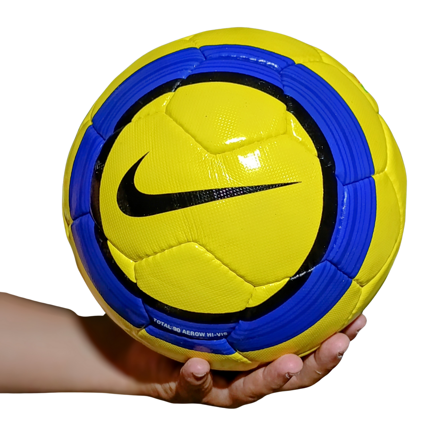 Nike Total 90 Aerow Hi-Vis Football - Yellow/Blue Edition