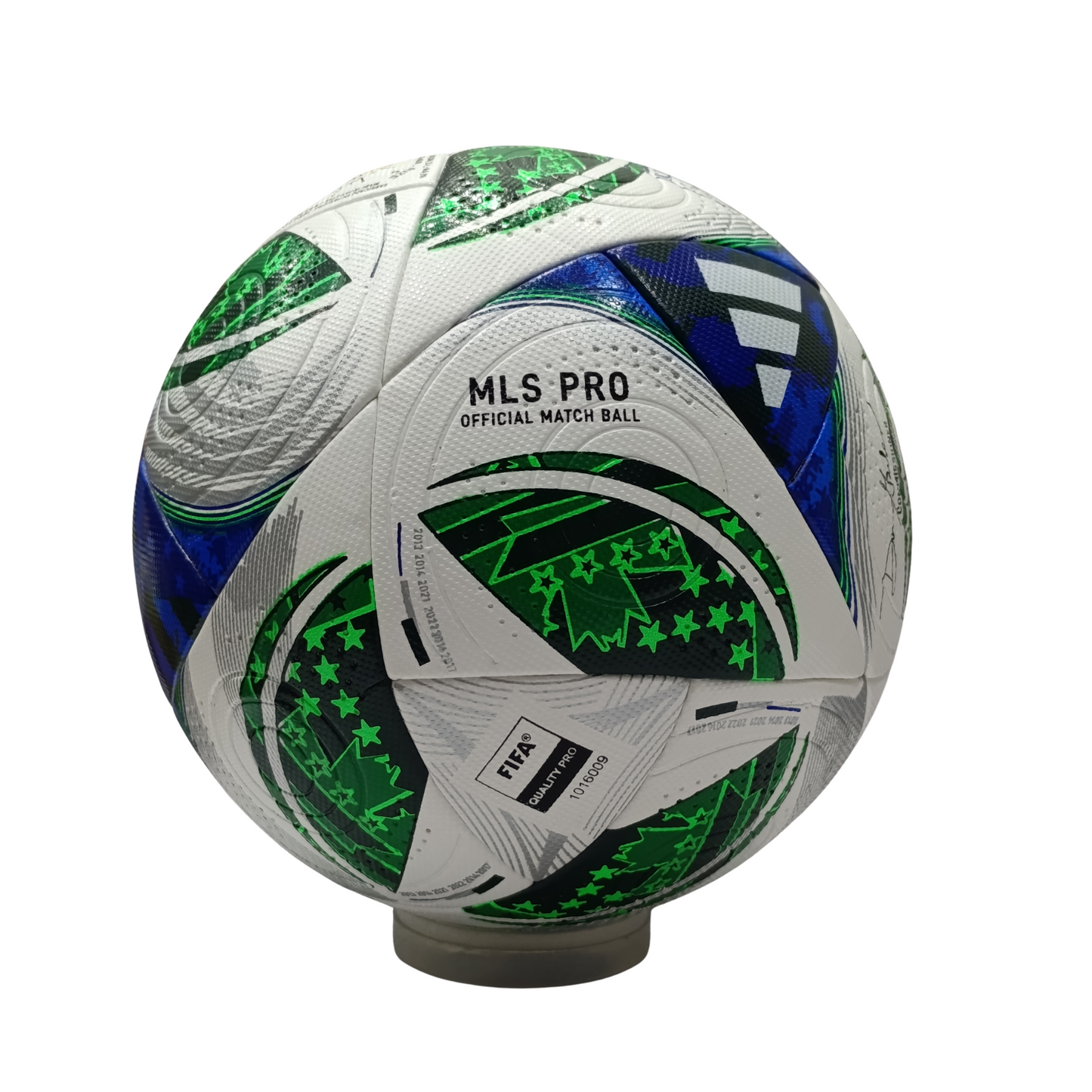 Adidas MLS Pro Official Match Ball - Green/Blue Edition