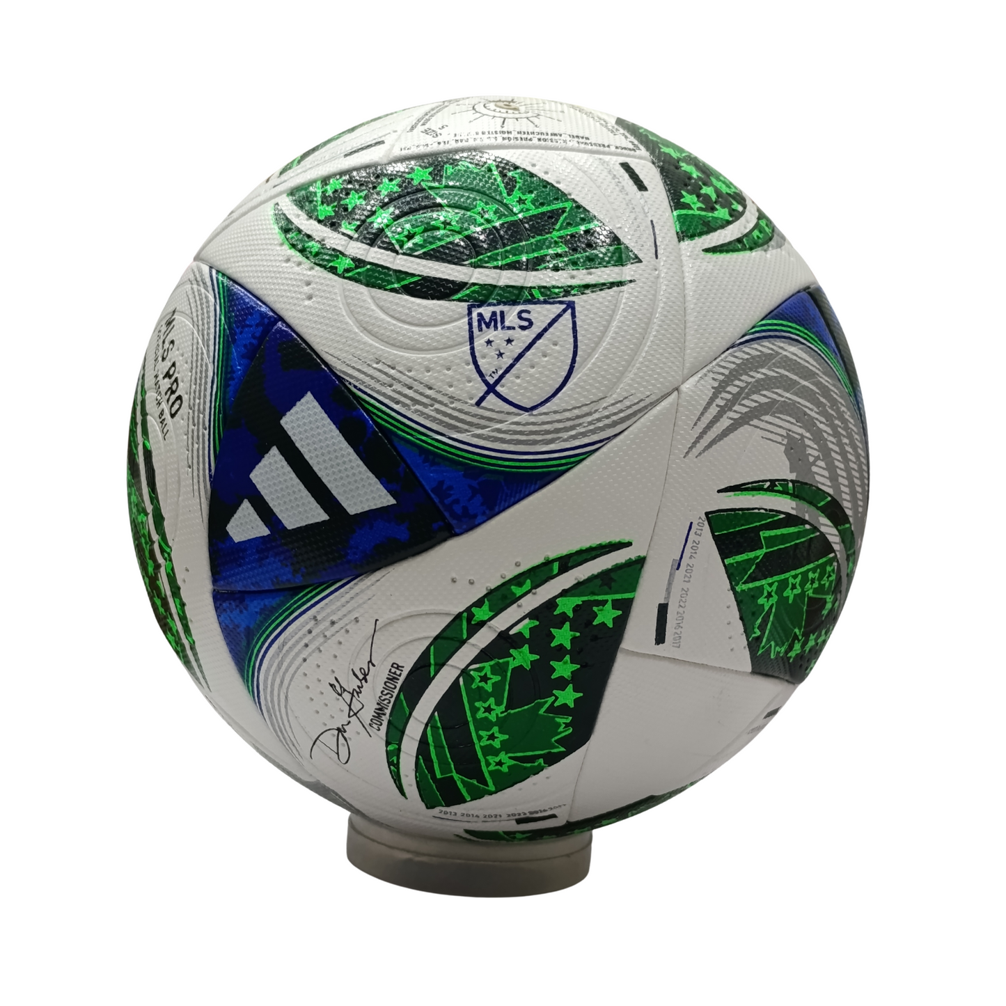 Adidas MLS Pro Official Match Ball - Green/Blue Edition