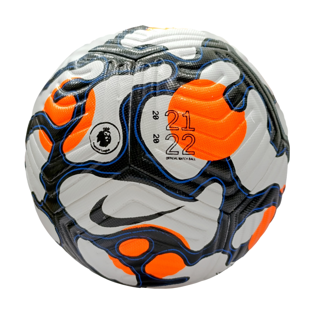 Nike Football with Aerowsculpt Technology - Orange/Blue/Black Design