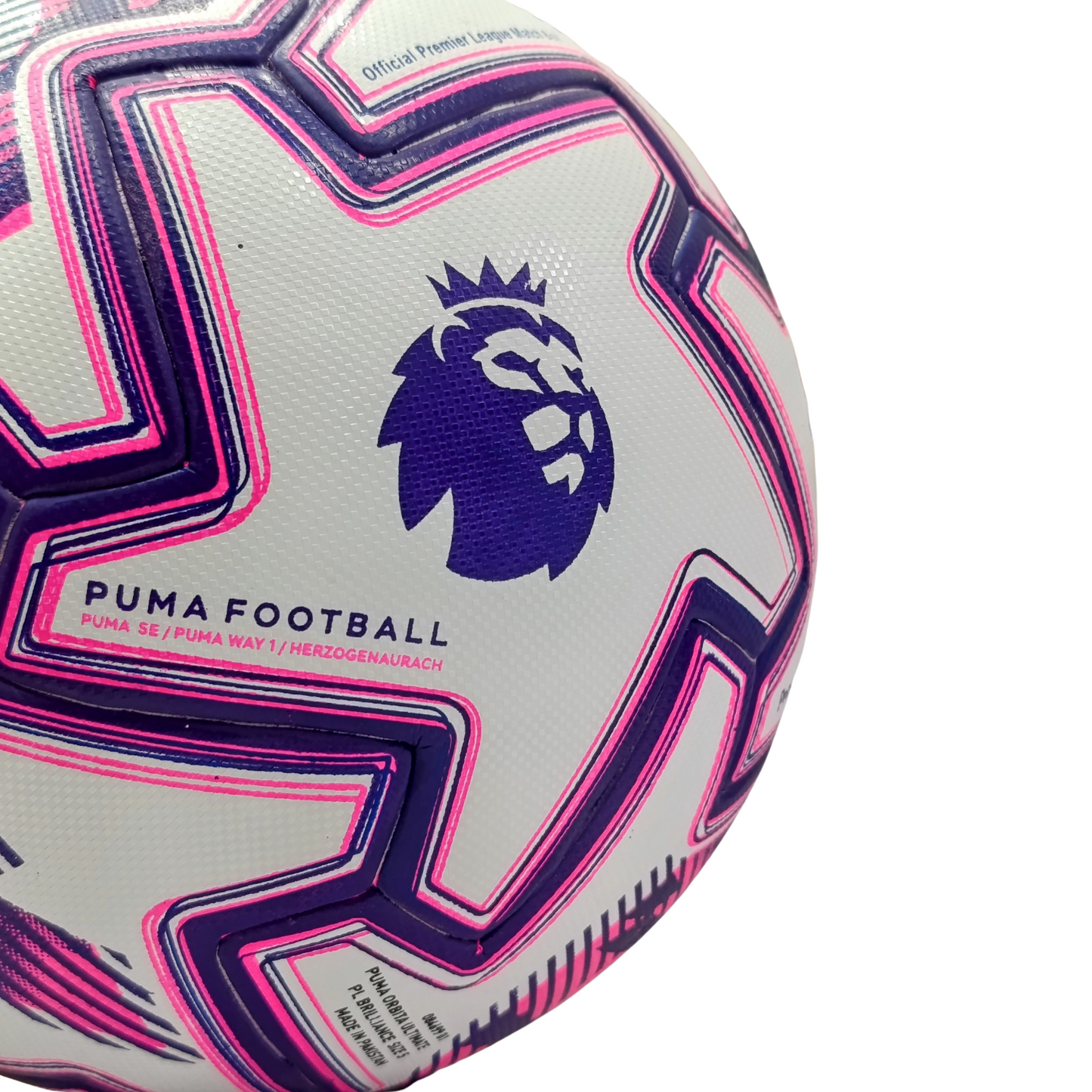 Puma Premier League Official Match Ball - Pink/Purple Edition